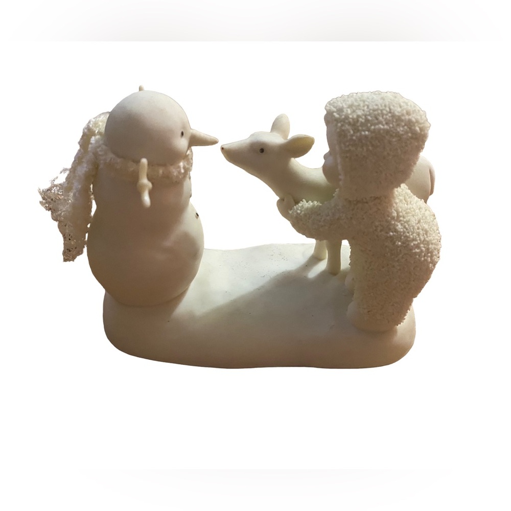 Department 56 Snowbabies Figurine "DEER FRIENDS" 2004 Item # 56.69443